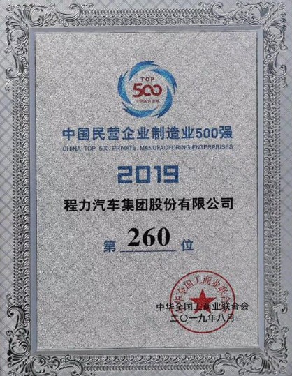 程力公司民企500強 程力公司民企500強